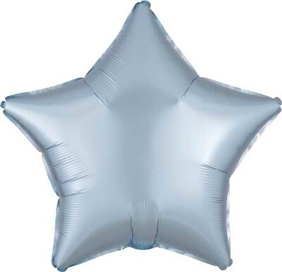 Foil Balloons- Satin Luxe Star Pastel Blue 18&quot;