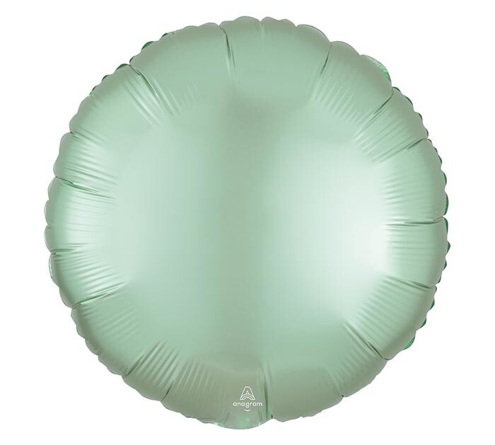 Foil Balloon - Mint Green - Satin Luxe Round  - 18&quot;