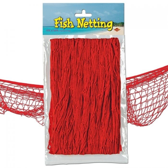 Fish Netting-Red-4ft x 12ft