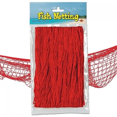 Fish Netting-Red-4ft x 12ft