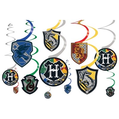 Swirl Decoration - Harry Potter - 12pk