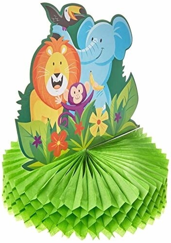 Centerpiece-Jungle Safari-11.75&quot; x 12&quot;