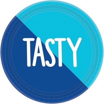 Beverage Paper Plates-Tasty-8pcs-7&quot;