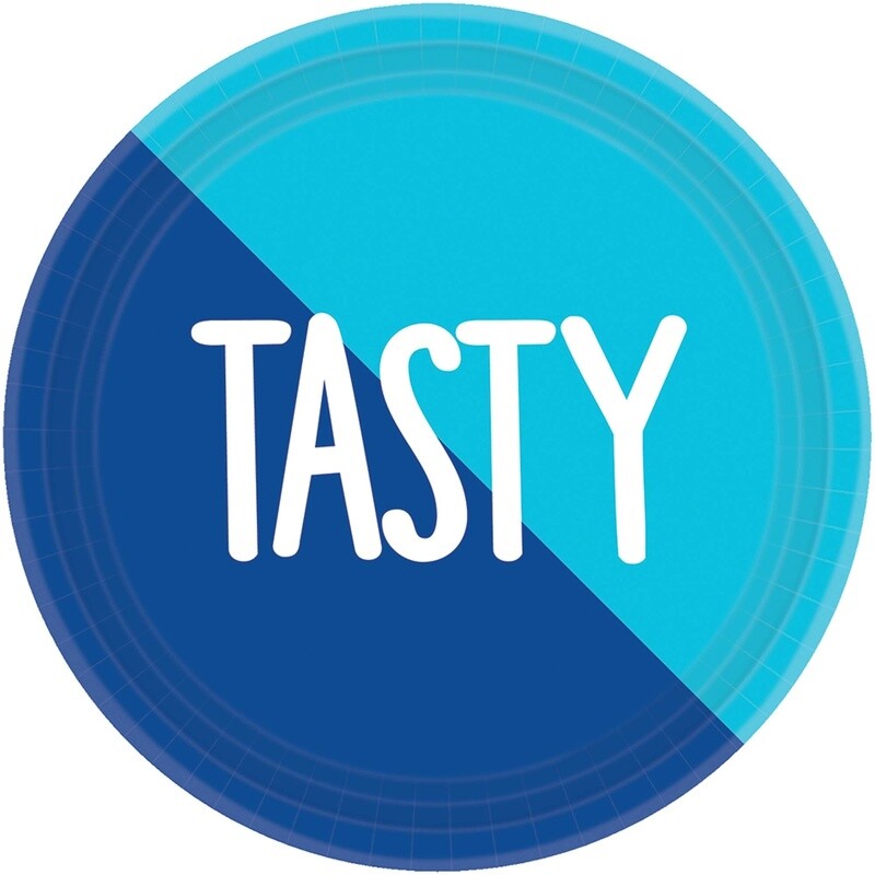 Beverage Paper Plates-Tasty-8pcs-7&quot;