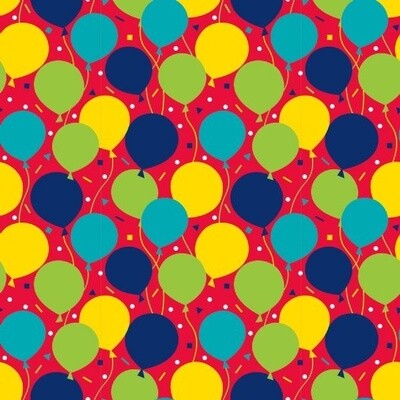 Gift Wrap - Balloon Party - 30&quot; x  5&#39;