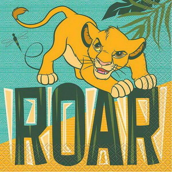 Luncheon Napkins-Lion King-16pk-2ply