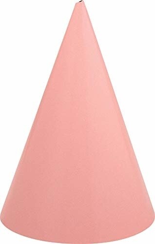 Hats - Cone party hat - pink - 12 pk.