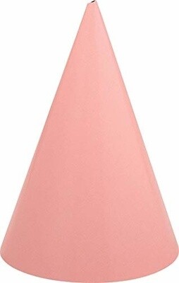 Hats - Cone party hat - pink - 12 pk.