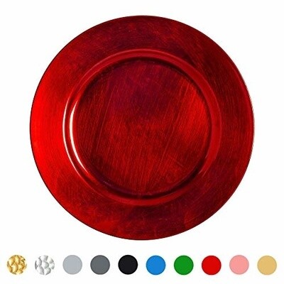 Charger Plate - Red - 13&quot;