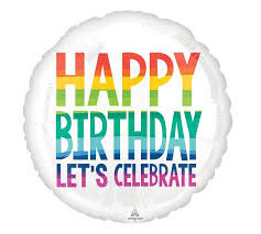 Foil Balloon - Rainbow Wishes - 18&quot; - 1pc