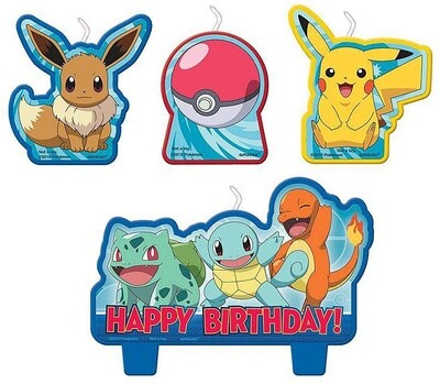 Birthday Candle Set-Pokemon