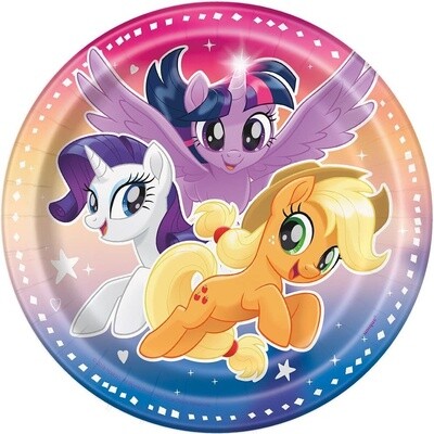 Plates - Paper - BEV - My Little Pony - 6&quot; - 8pk