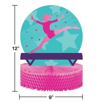 Centerpiece - Gymnastics Party - 9&quot; x 12&quot; - 1pc