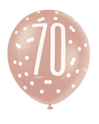 Balloons-Latex-70th Birthday