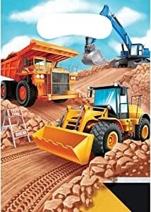 Loot Bags-Big Dig Construction-8pk