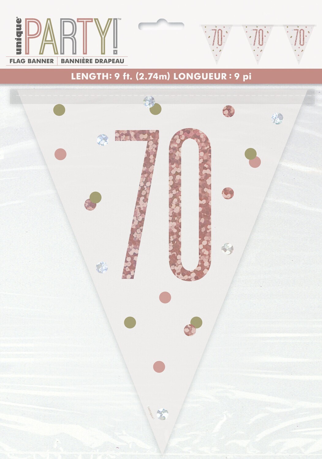 Pennant Banner-70th Birthday