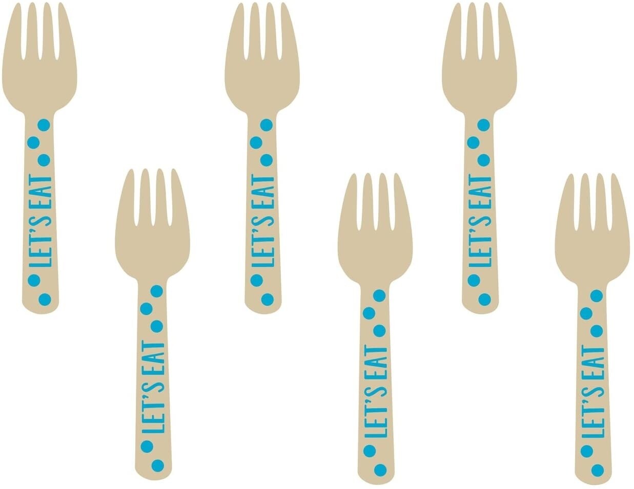 Mini Wooden Forks-12pk