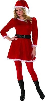 Adult Costume - Mrs. Claus - Small Size