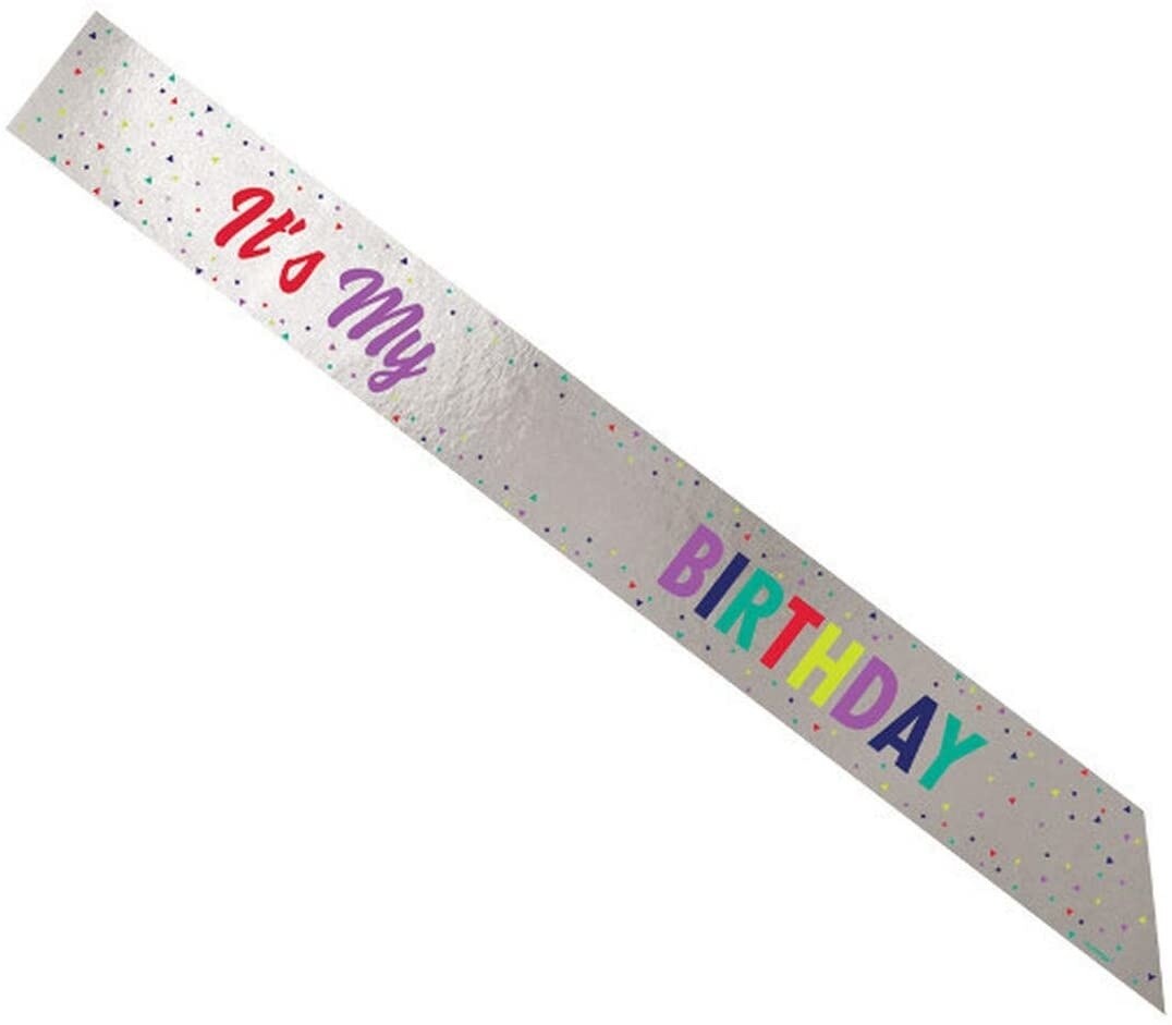 Add-Any-Age-Birthday Sash-1pc
