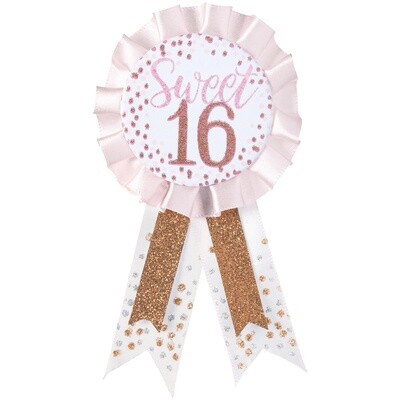 Award Ribbon-Sweet 16- 1pc
