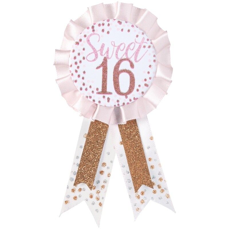 Award Ribbon-Sweet 16- 1pc