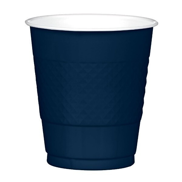 Cups-Plastic-True Navy-20pk-12oz