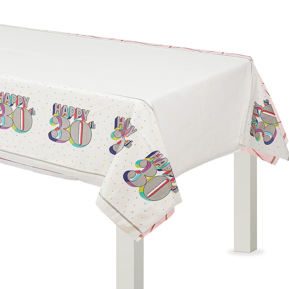 Tablecover-Here&#39;s To 30-54&quot; x 102&quot;