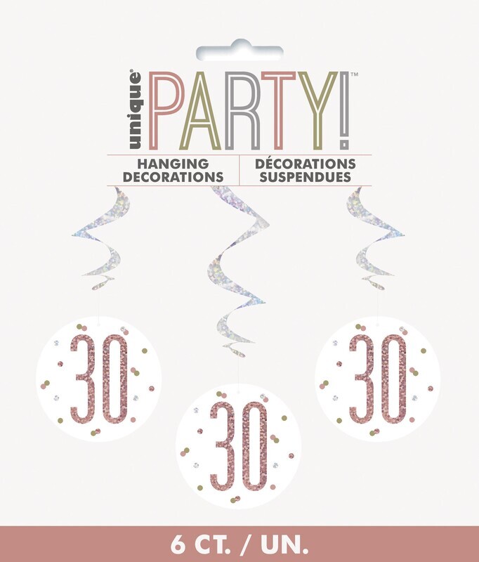 Hanging Decorations-30th Birthday