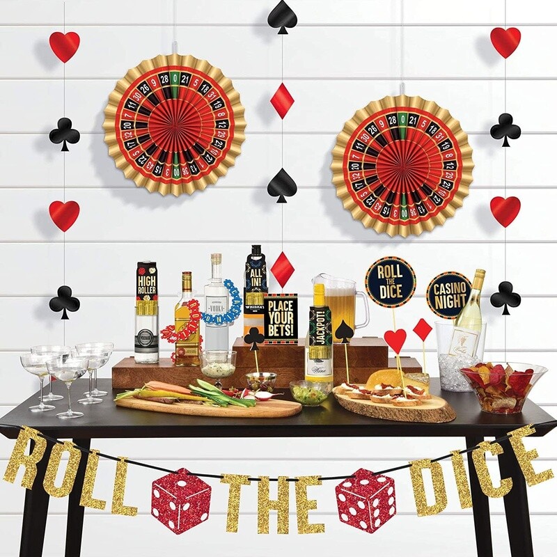 Bar Decorating Kit-Casino Night