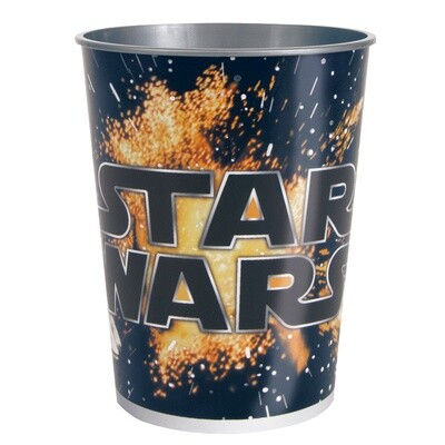 Cup - Plastic Star -  Wars - 16oz-1pc