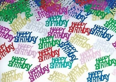Confetti-Multi color-Happy Birthday