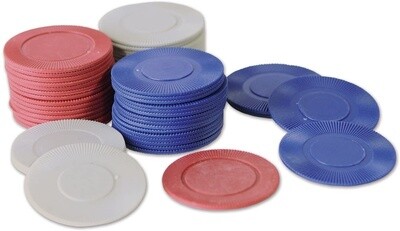 Poker Chips - 1.5ft - 100pcs