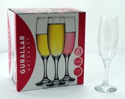 LAV Empire Set of 6 - 7.5 OZ Champagne Glasses