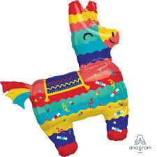 Foil Balloon - Fiesta Pinata - Super Shape - 33&quot;