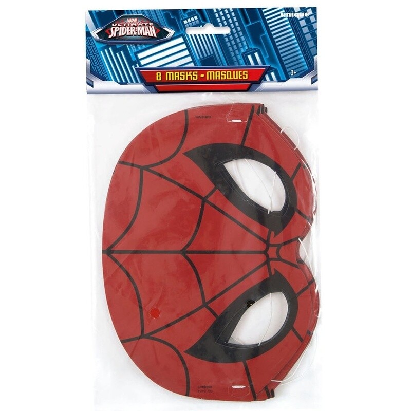 Masks - Spiderman - 8count