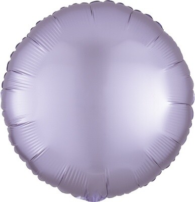 Foil Balloon - Satin Luxe Circle - Lilac - 18&quot;