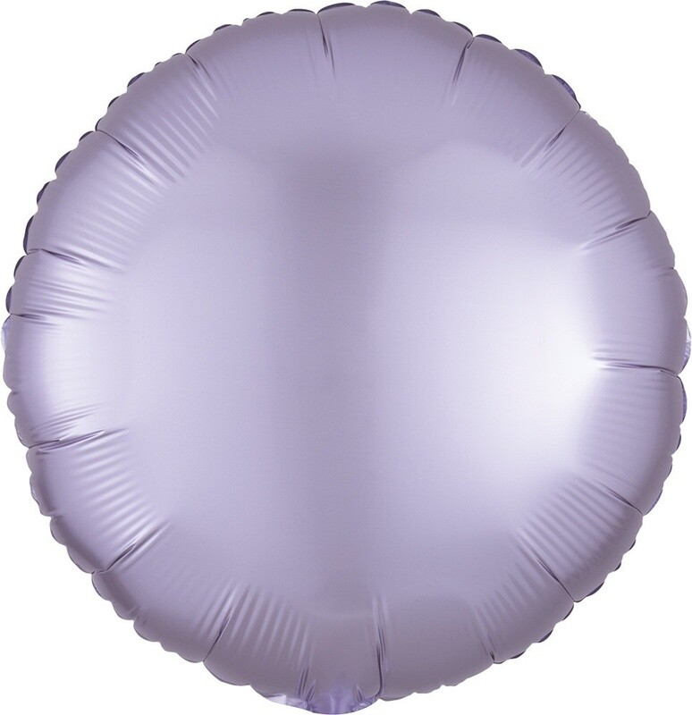 Foil Balloon - Satin Luxe Circle - Lilac - 18&quot;