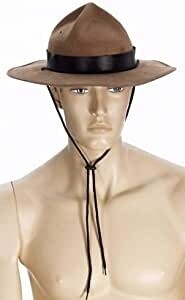 Hat - Brown Mountie - 1pc