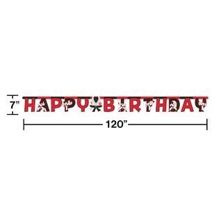 Banner - Karate Party - 10ftx7&quot; - 1pc