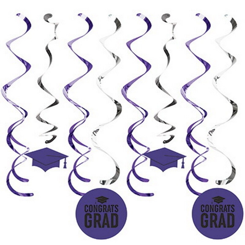 Dizzy Danglers - Grad - Purple - 8 pcs