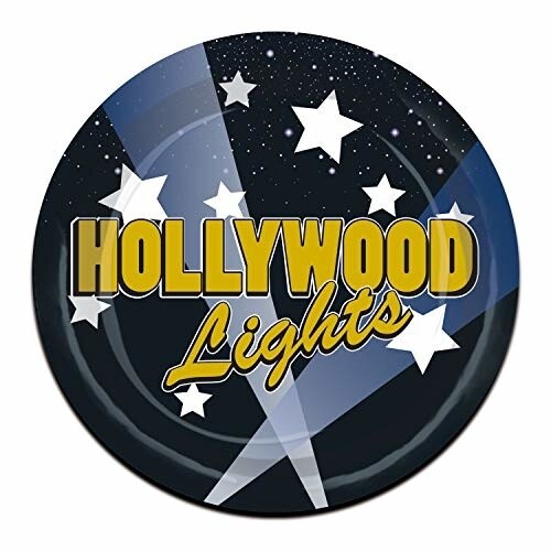 Plates - BV - Hollywood Lights - 7&quot; - 8pk