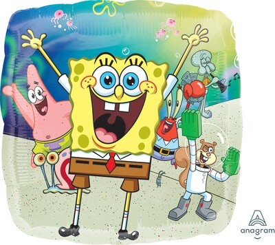 Foil Balloon - Sponge Bob - 18&quot;