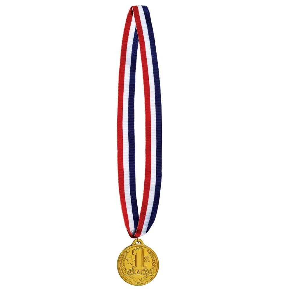 Medal-First Place Gold Medal with Ribbon