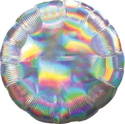 Foil Balloon-Iridescent Circle-18&quot;