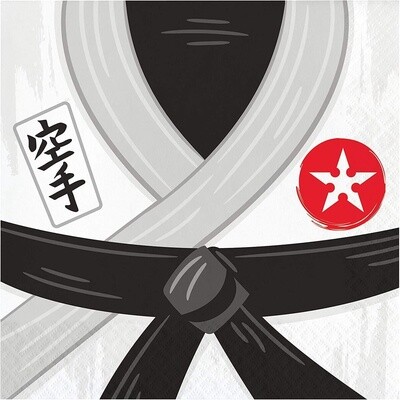 Napkins - LN - Karate Party - 16pkg - 2ply