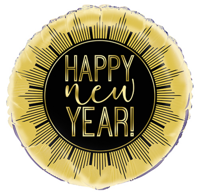 Foil Balloon - Roaring New Year - 18&#39;&#39; - 1pc