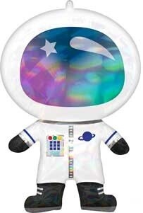 Foil Balloon - Iridescent Astronaut - 30&#39;&#39;