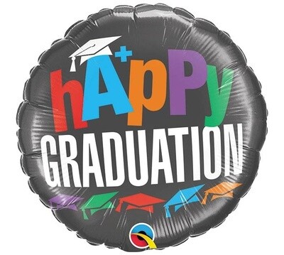 Foil Balloon - Happy Graduation - 18&quot;