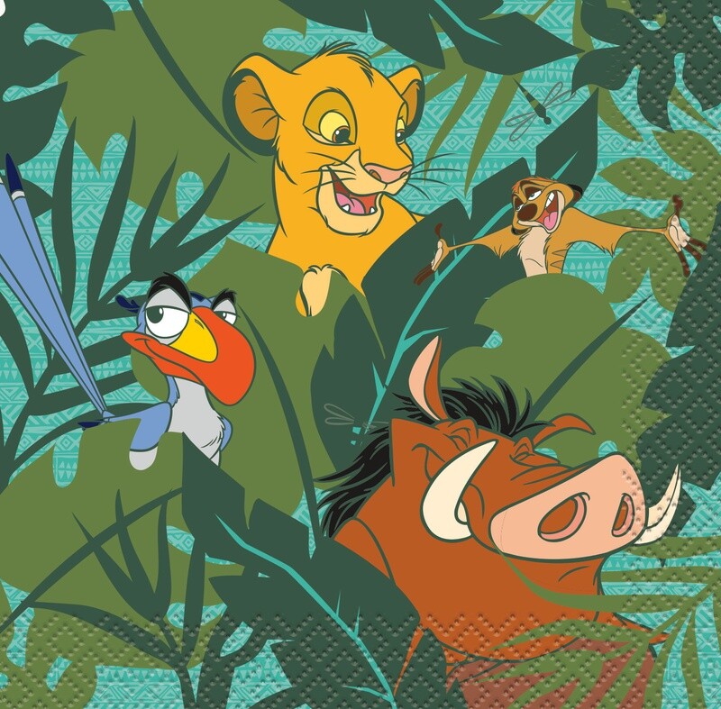 Beverage Napkins-Lion King-16pk-2ply