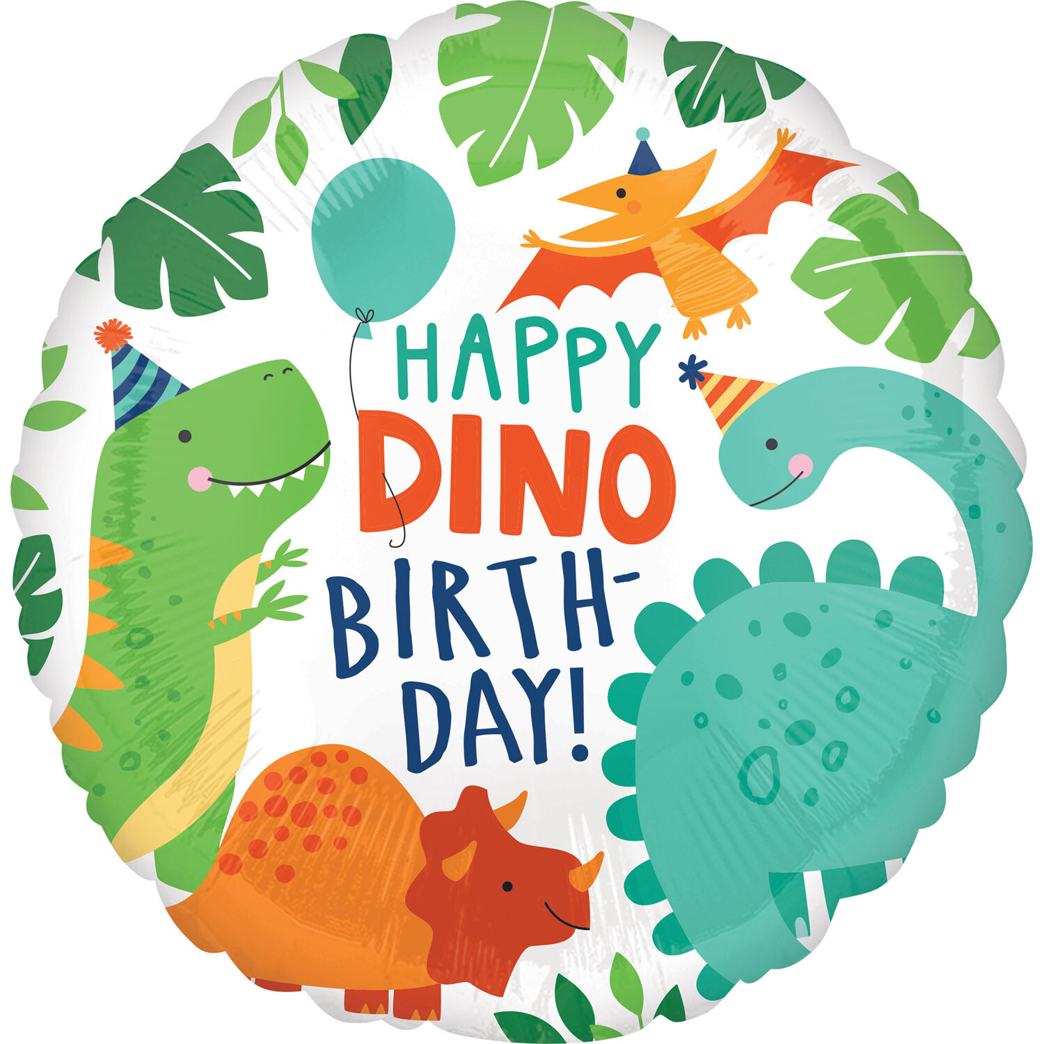 Foil Balloon - Dino-Mite Party - 18&quot;
